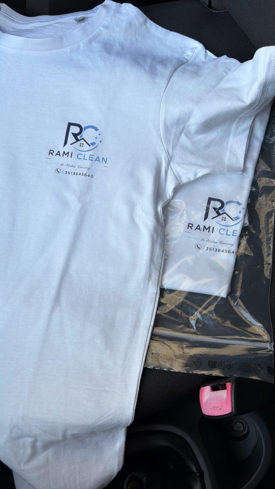 Divise da lavoro con il logo RAMICLEAN